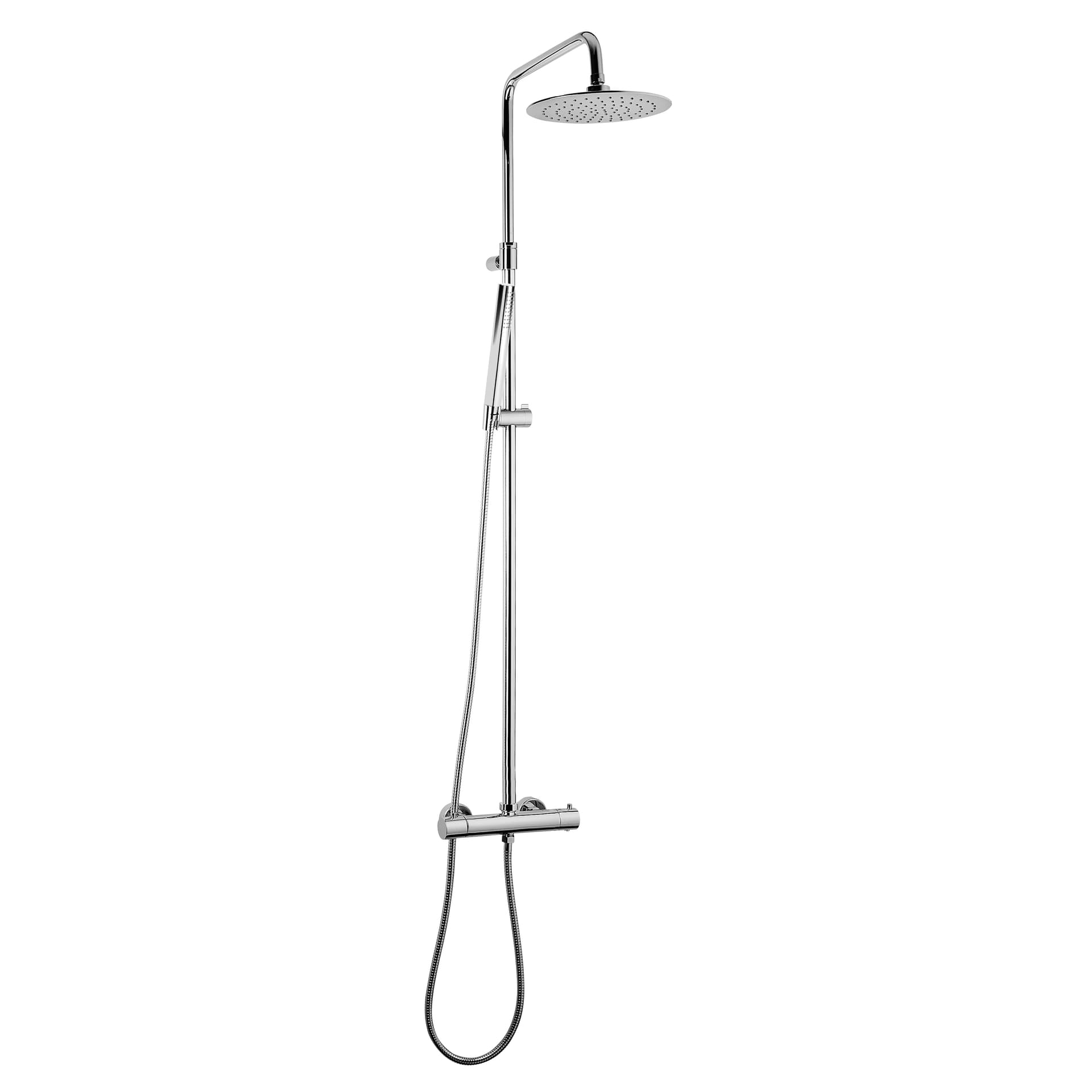Opção: Chuveiro fixo UltraThin com Ø300 mm em inox